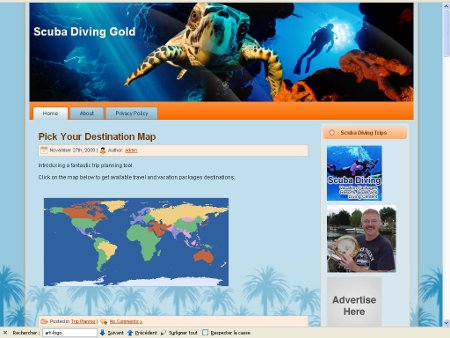 Scuba Diving Gold Website
