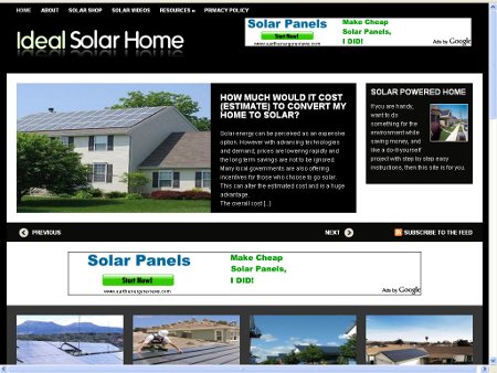 For Your Ideal Solar Powered Home